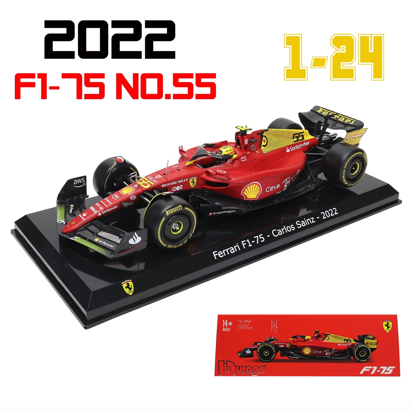 Mercedes-AMG F1 W14 2023 #44 Hamilton #63 George Red Bull RB18 Alloy Formula One Die-Cast Car Model