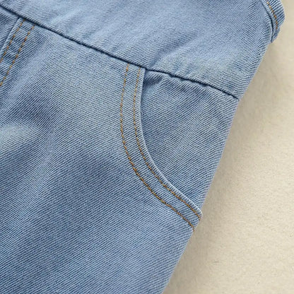 Newborn Baby Girl and Boy Romper Jeans