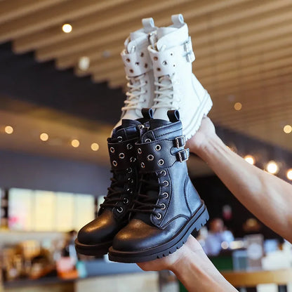 Herbst-Winter-Lederschuhe für Kinder