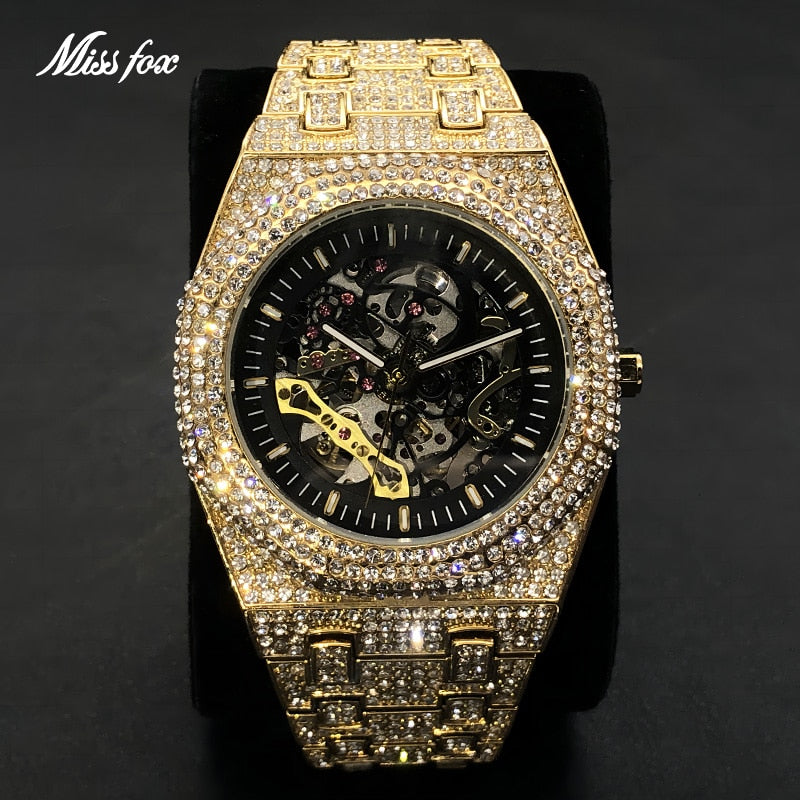 Luxury Hip Hop Tourbillon Watch