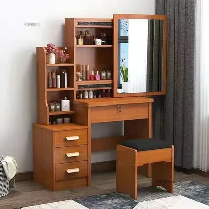 Ensemble de bureau de maquillage avec coiffeuse de maquillage