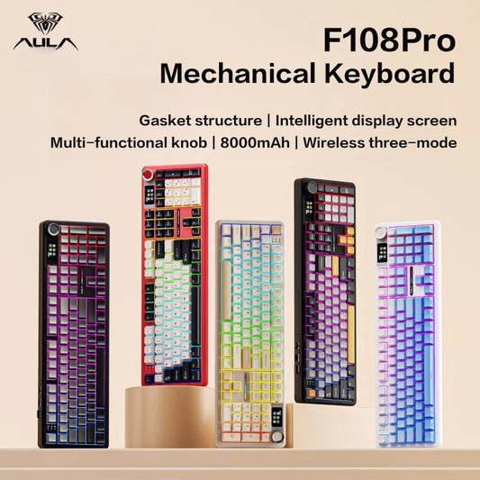 Key Hot-Swappable RGB Mechanical Keyboard