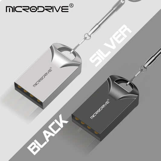 High-Speed USB 3.0 Metal Flash Drive - Waterproof, Various Capacities