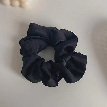 Handmade Multicolor Silk Scrunchie - Elastic Hair Tie