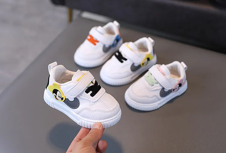 Chaussures décontractées blanches pour bébé garçon fille