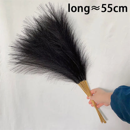 10PCS Fluffy Pampas Grass