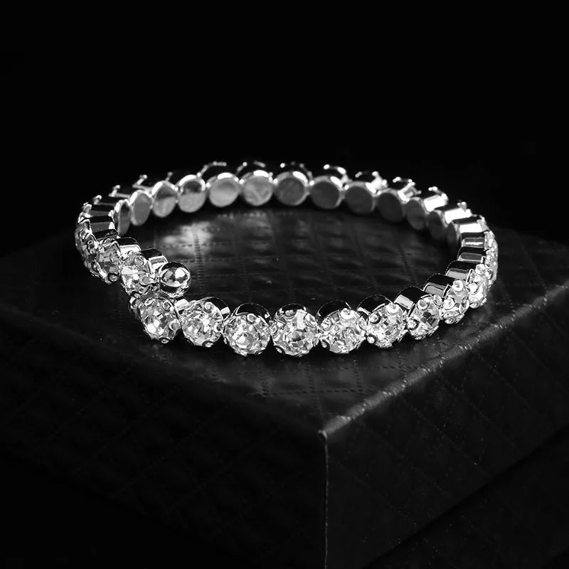 Crystal Zircon Chain Jewelry Set