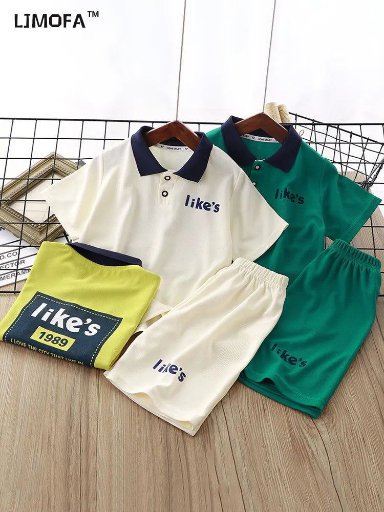 Kids Clothing Set Baby Boy Short Sleeve T-shirt