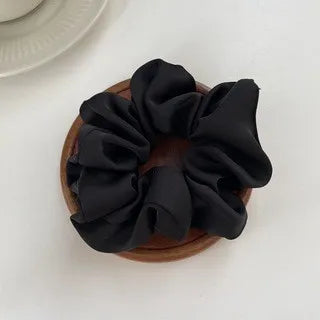 Silk Scrunchies Hair Band Ponytail Holder Rubber Band Hair Elastic Ties