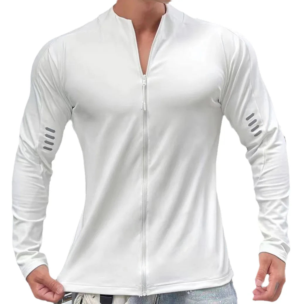 Vêtements de sport à capuche pour hommes - Sweat-shirt d'entraînement et veste décontractée