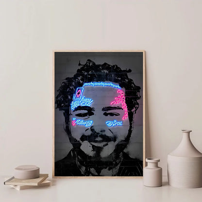 Hip Hop Singers Abstract Wall Art Paintings