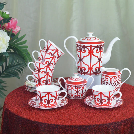 Kaffeetassen-Set mit Untertassen als Geschenk