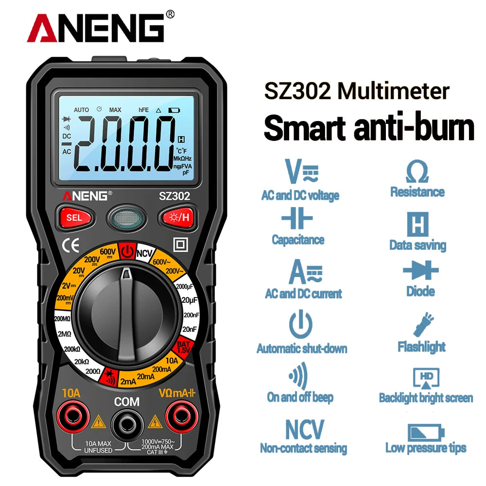 digital multimeter, multimeter tester, current tester, dc voltage tester, dc multimeter, ac dc multimeter, digital tester, voltage tester