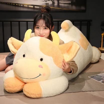 Cute 90cm/110cm Milk Cow Plush Toy