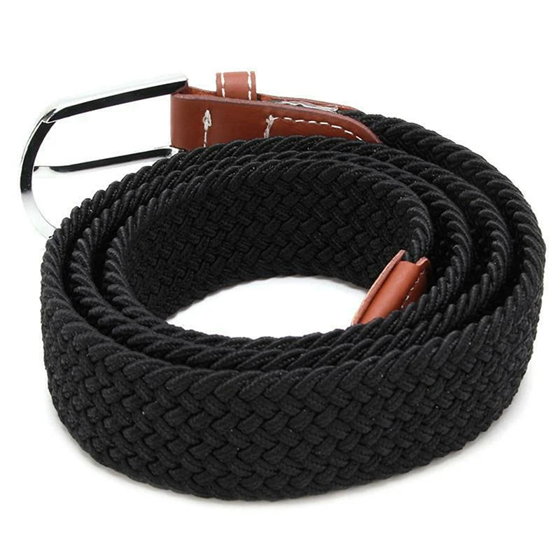 Men's Women Plain Color Nylon canvas outdoor training Belt