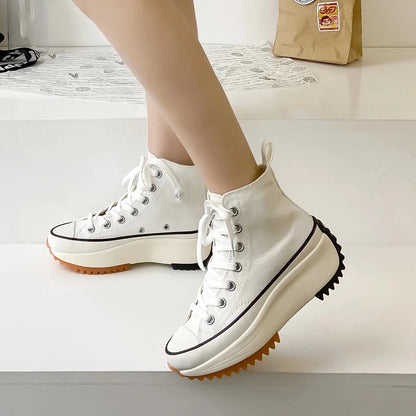 Women's Casual Platform Running Shoes with Thick Soles Sneakers