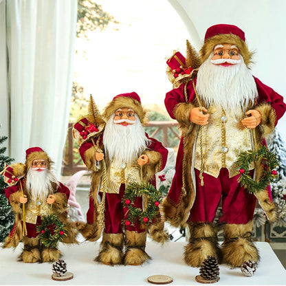 30cm Santa Claus Doll Christmas Decoration & Gift