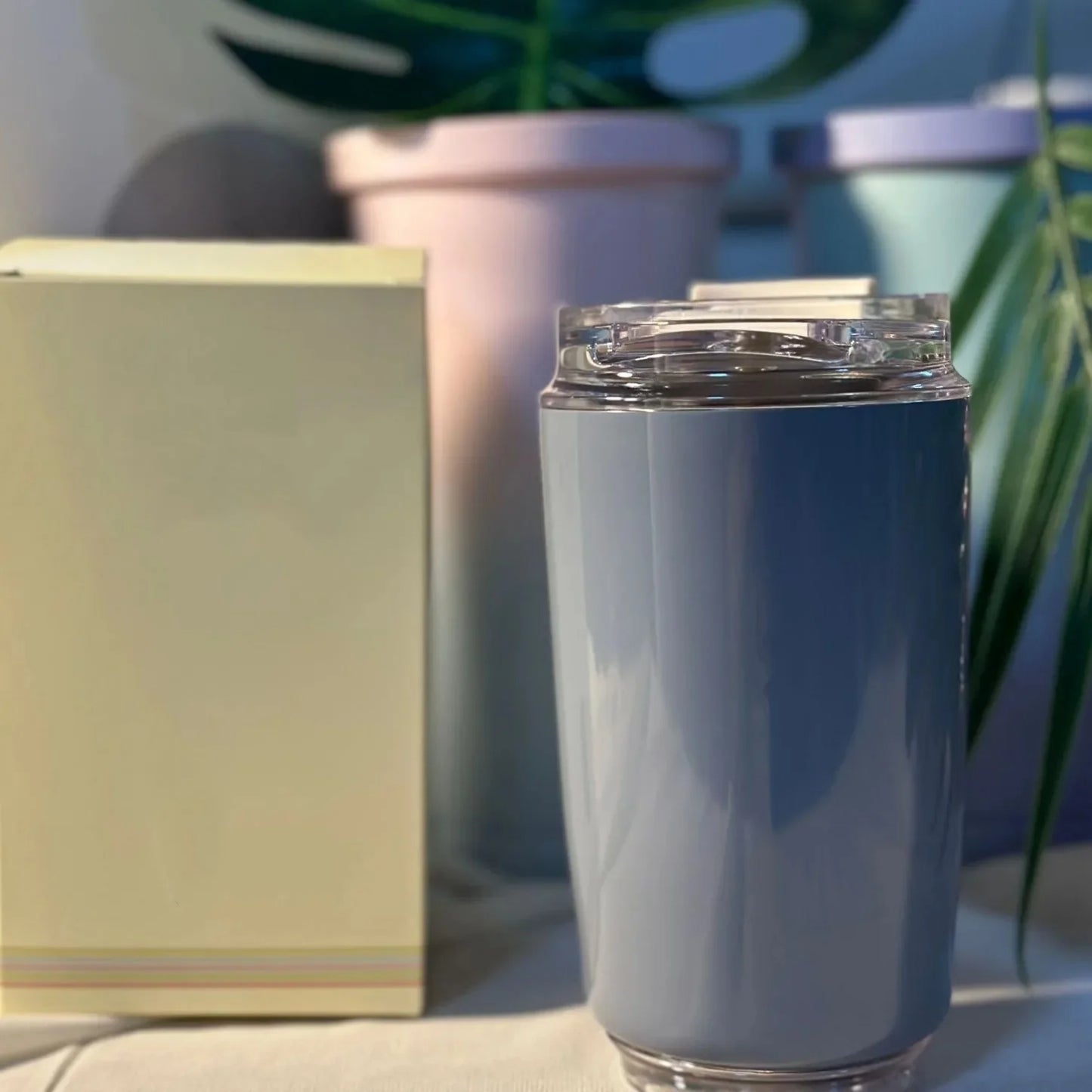 Tragbare 240-ml-Kaffeethermoskanne aus Edelstahl – auslaufsicherer Reisegetränkebecher