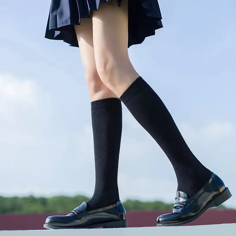 Women's Knee-High Lolita Socks - Cute & Breathable