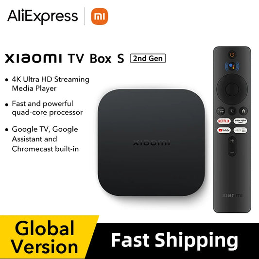 mi box s, mi tv box, mi box s 4k, mi box, ,4k tv box, media box, streaming box
