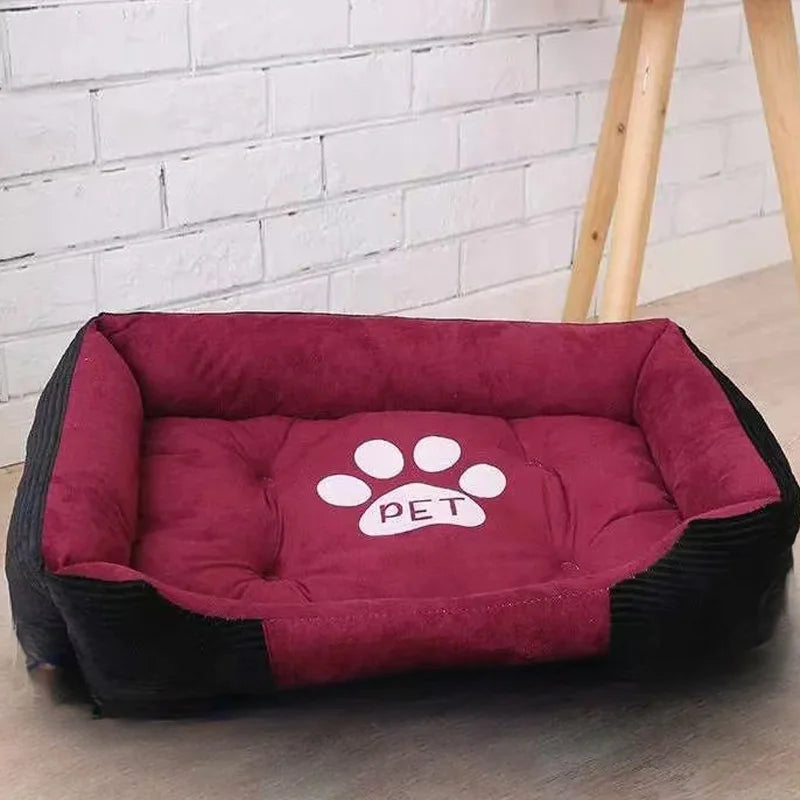 Canapé-lit confortable pour animaux de compagnie, chaleur hivernale