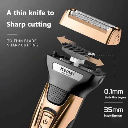 3-in-1 Powerful Electric Shaver for Men