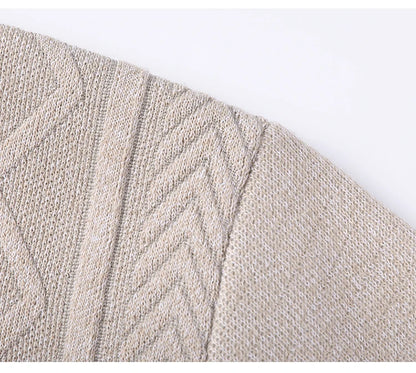 Versatile Men's Knit Pullover Sweater