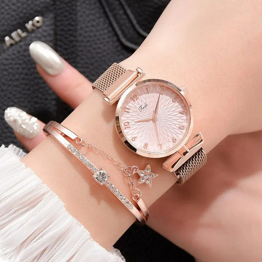 Montres-bracelets pour femmes en or rose