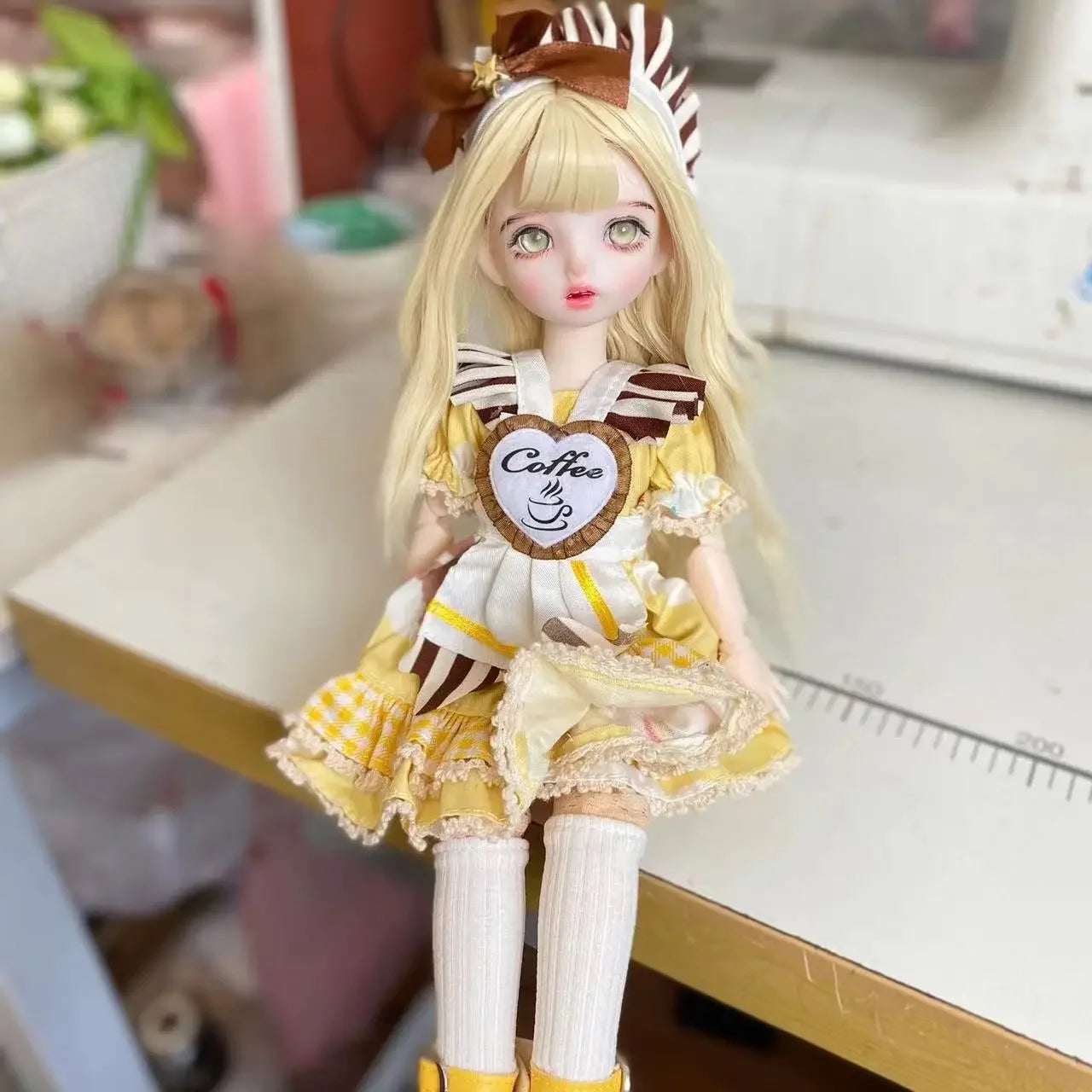 Poupée BJD 30 cm 1/6, ensemble complet avec 3 paires d'yeux – Jouet tendance et mignon pour filles