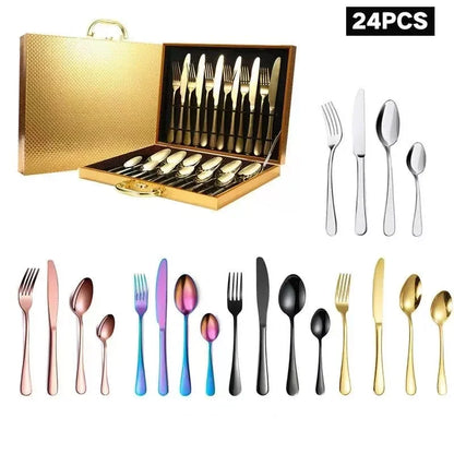 Stainless Steel Western Tableware Set