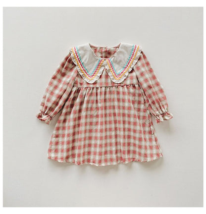 Girls' Printed Short Sleeve Dress