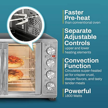 Konvektions-Rotisserie-Ofen mit Doppeltür