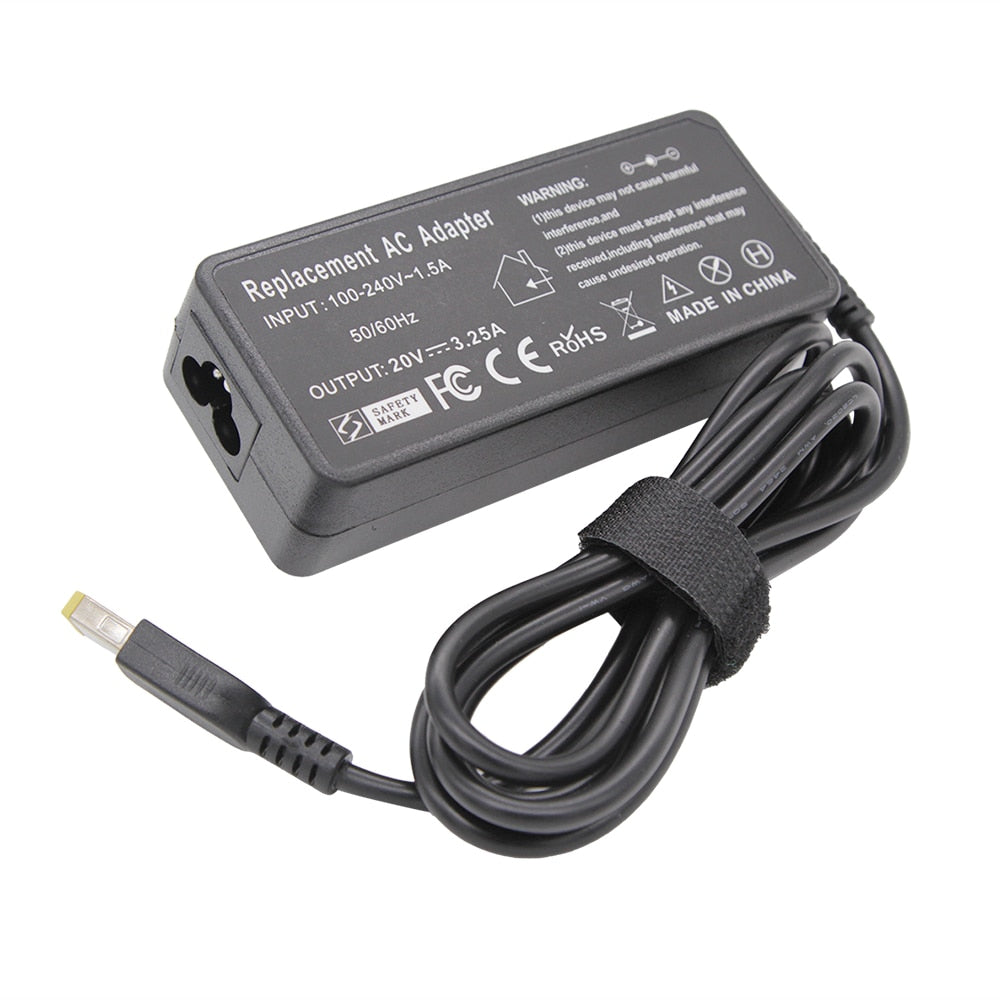 65W USB Laptop Charger for Lenovo Thinkpad