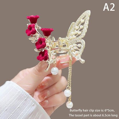 Chinese Style Tassel Hair Clip Set