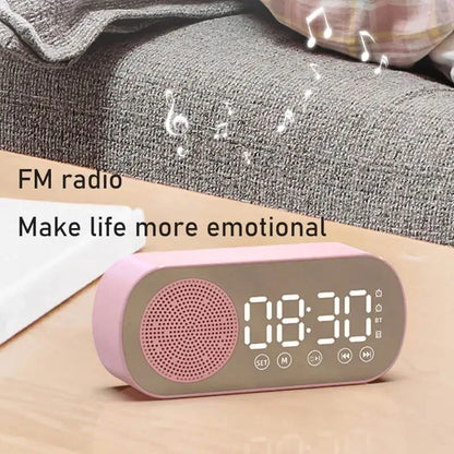 Réveil numérique avec haut-parleur Bluetooth et radio FM