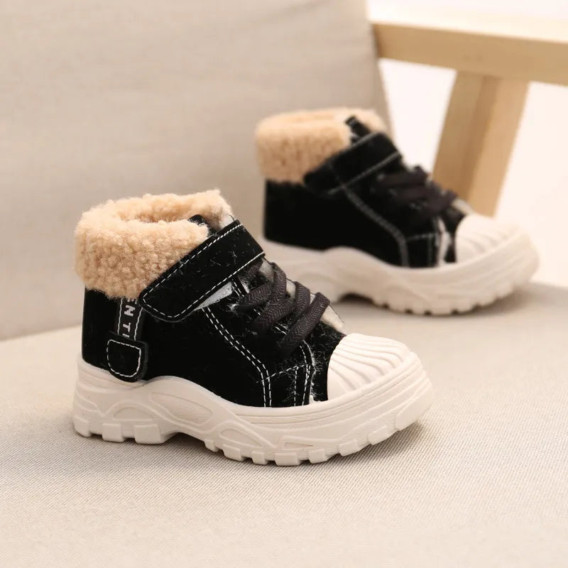 Bottes chaudes pour enfants hiver