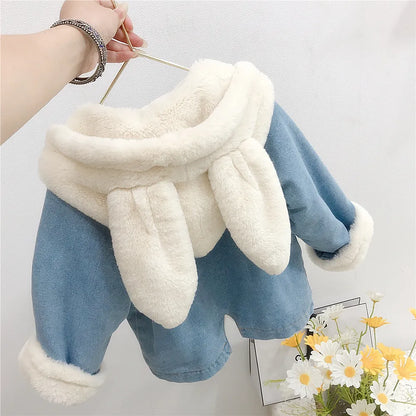 Kids' Jacket with Rabbit Ear Hood