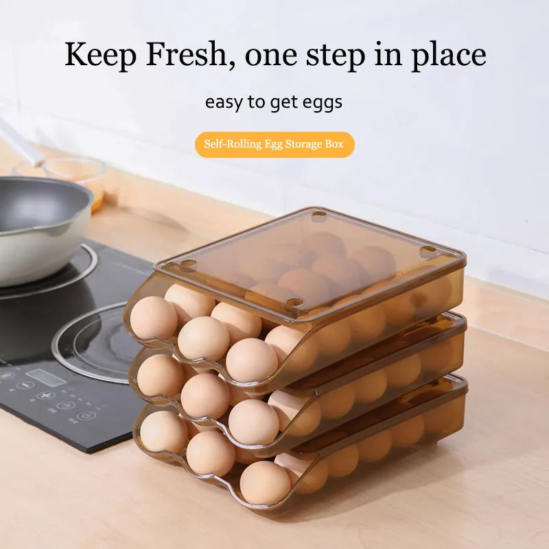 Egg Storage Box 1/2/3Layer Egg Crisper