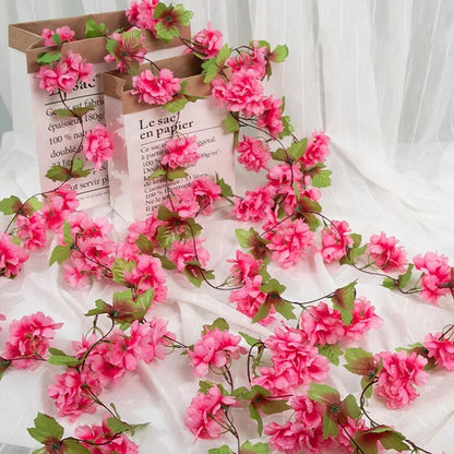 Silk Cherry Blossom Sakura Garland - Home & Party Decoration