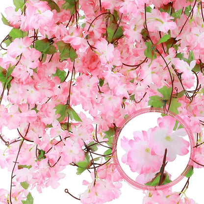 Silk Cherry Blossom Sakura Garland Home & Party Decoration