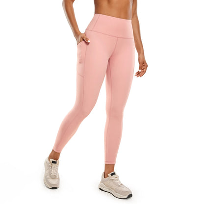 7/8-Yoga-Leggings mit hoher Taille