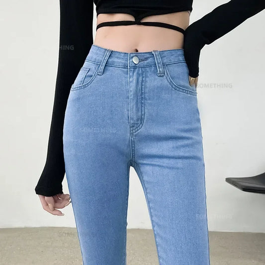 High Waist Skinny Jeans: Women's Vintage Style