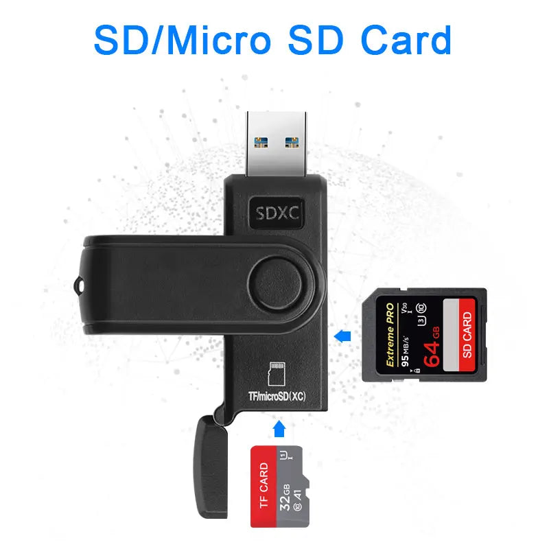 KARTOMAN USB 3.0 Multi Memory Card Reader