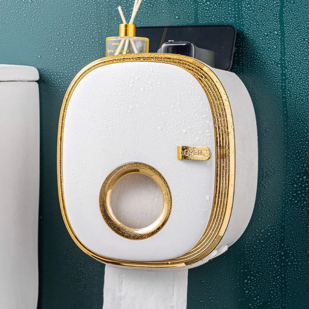 Luxury Toilet Tissue Holder - Bathroom Organizer
