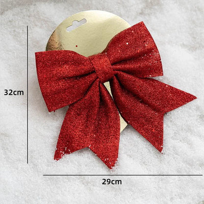 Décoration d'arbre de Noël étoiles à paillettes dorées/argentées