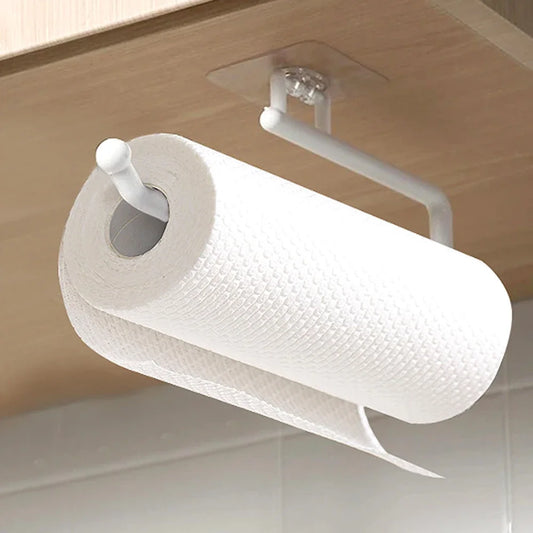 Wall-Mounted Paper Towel and Toilet Paper Holders
