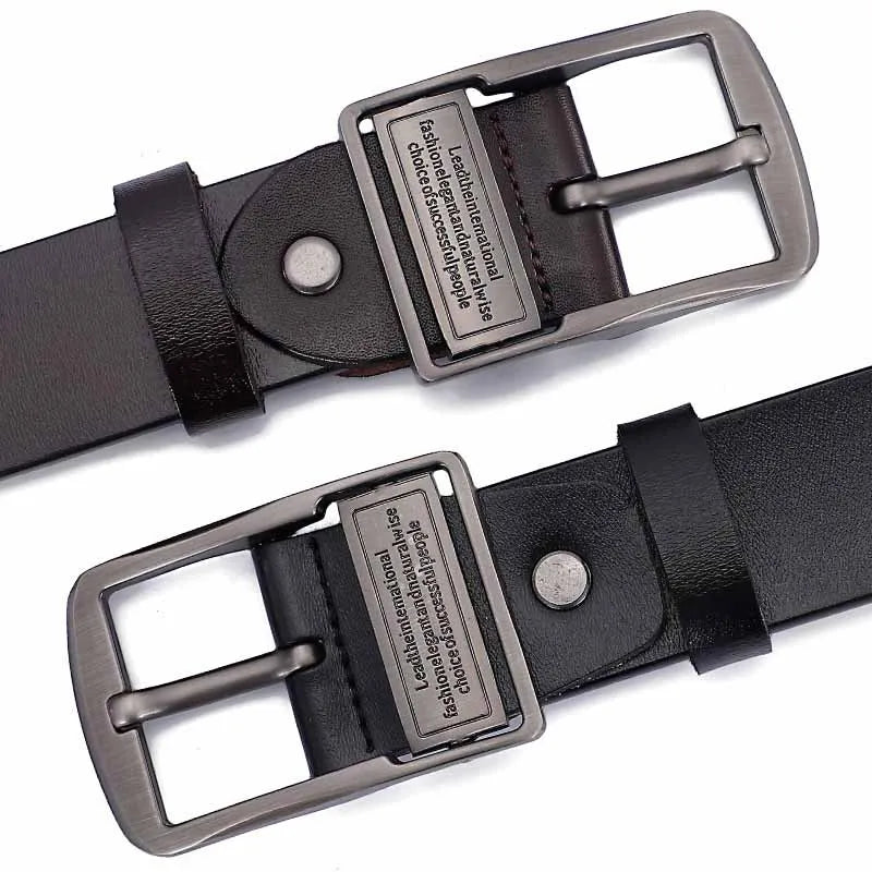 Ceinture en cuir de vache pour homme