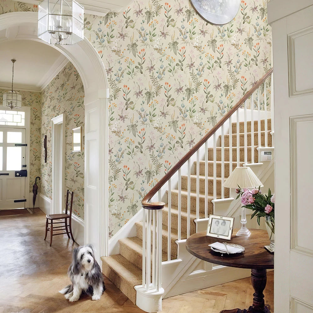 Papier peint imperméable à fleurs en PVC pour meubles et armoires