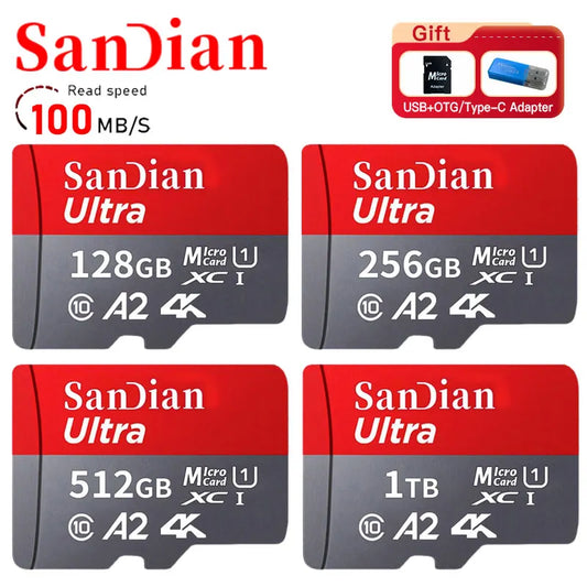 Original Micro TF/SD Card -128GB to 1TB, Class 10