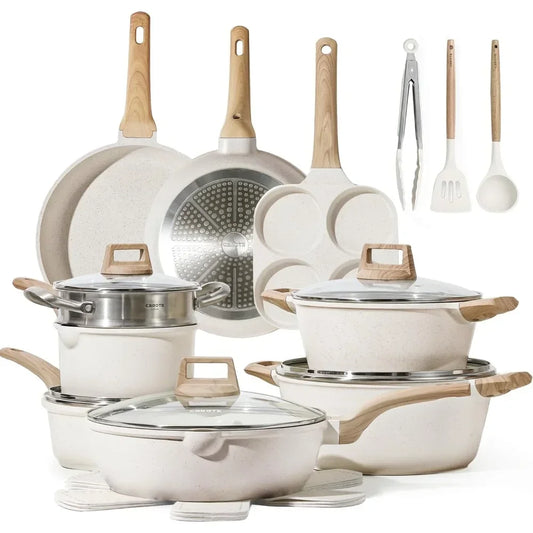 21pc Ceramic Cookware Set